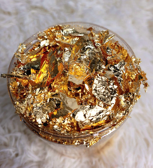 Ajout feuille d’or,argent ou autre